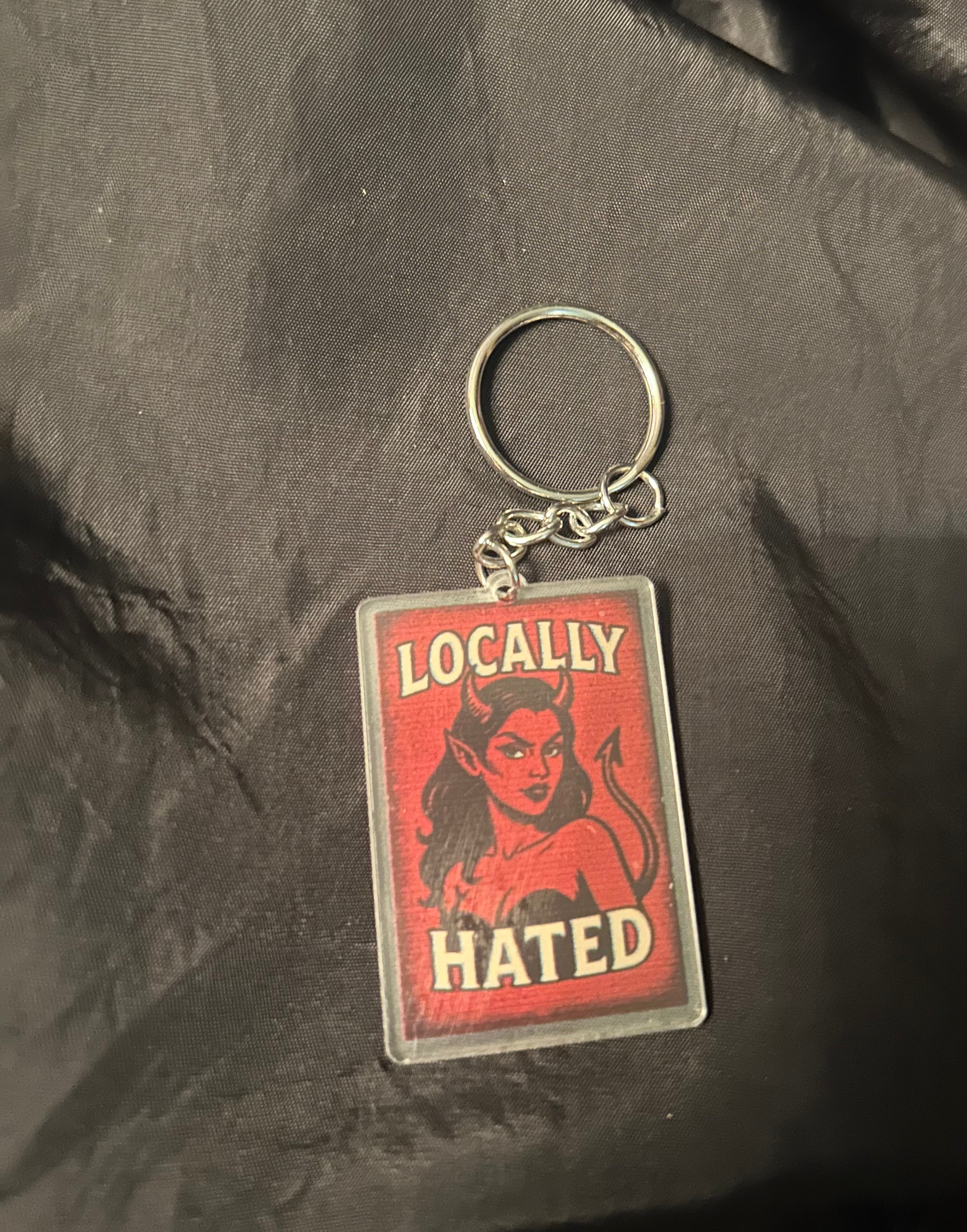 Locally hated keychain
