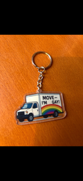 Move I’m gay uhaul keychain