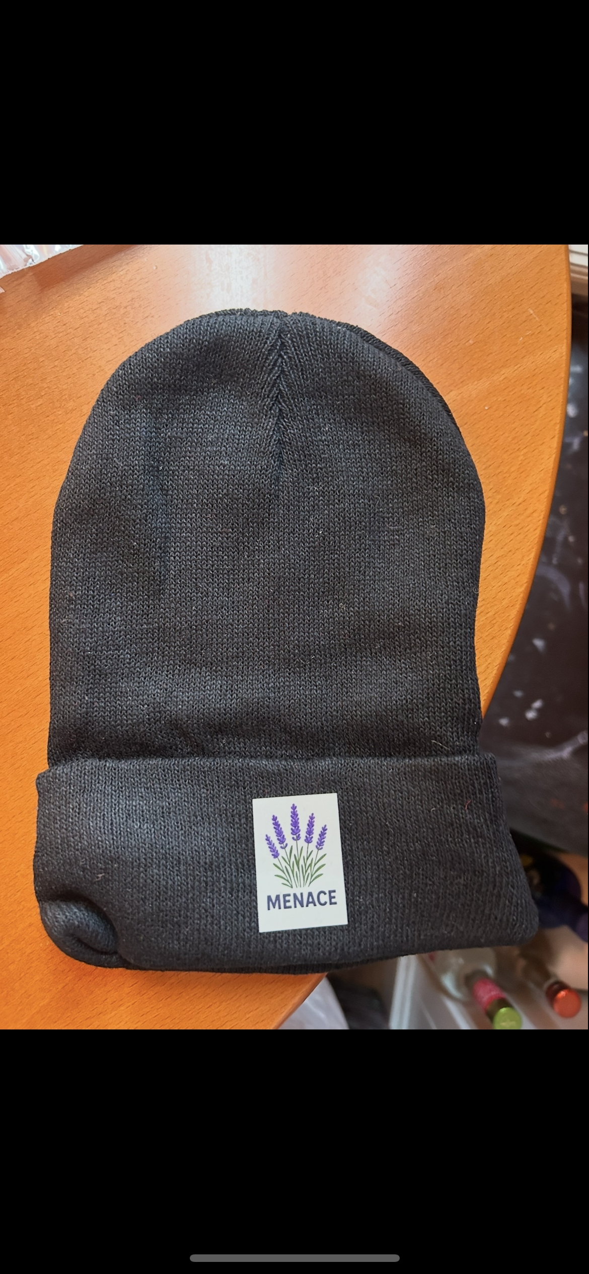 Lavender menace hat
