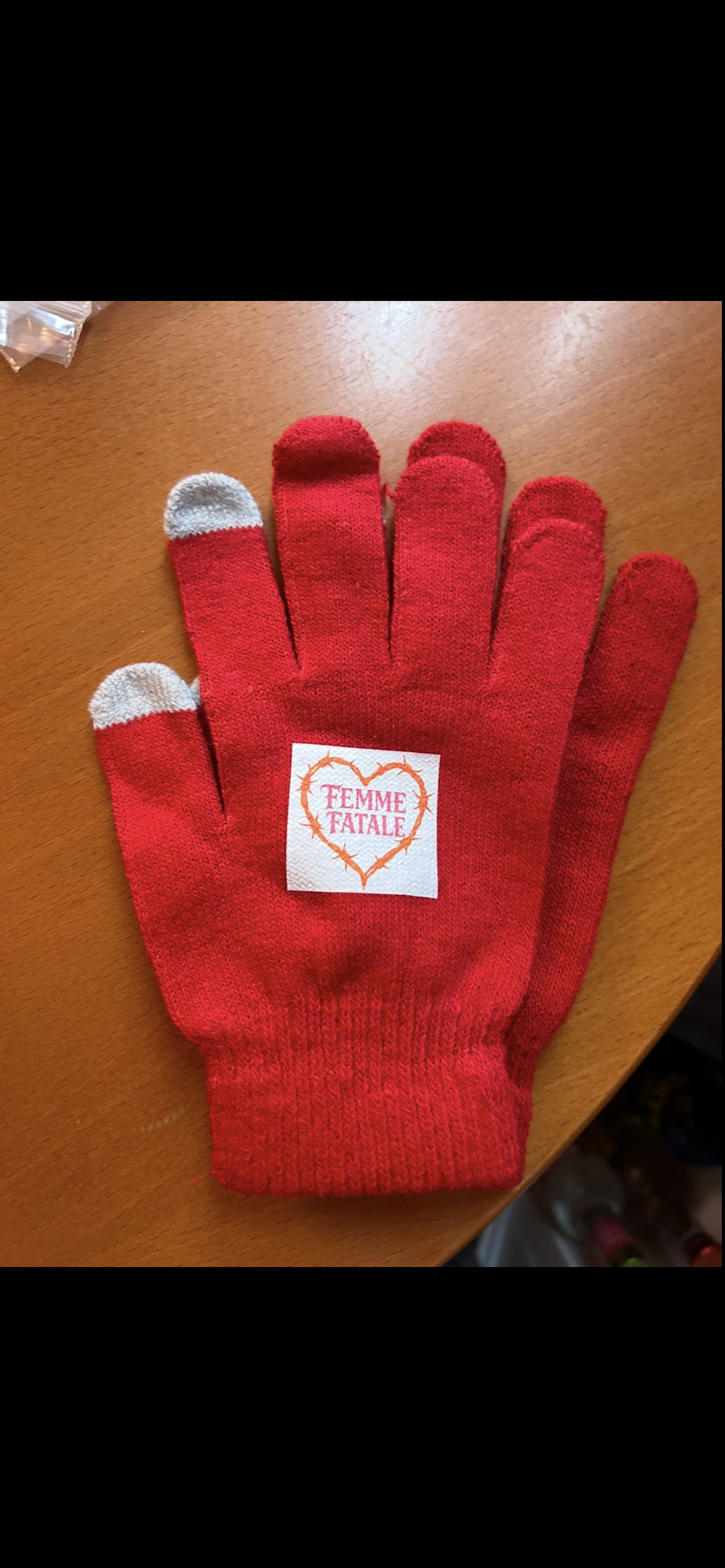 Femme fatale hat and glove set