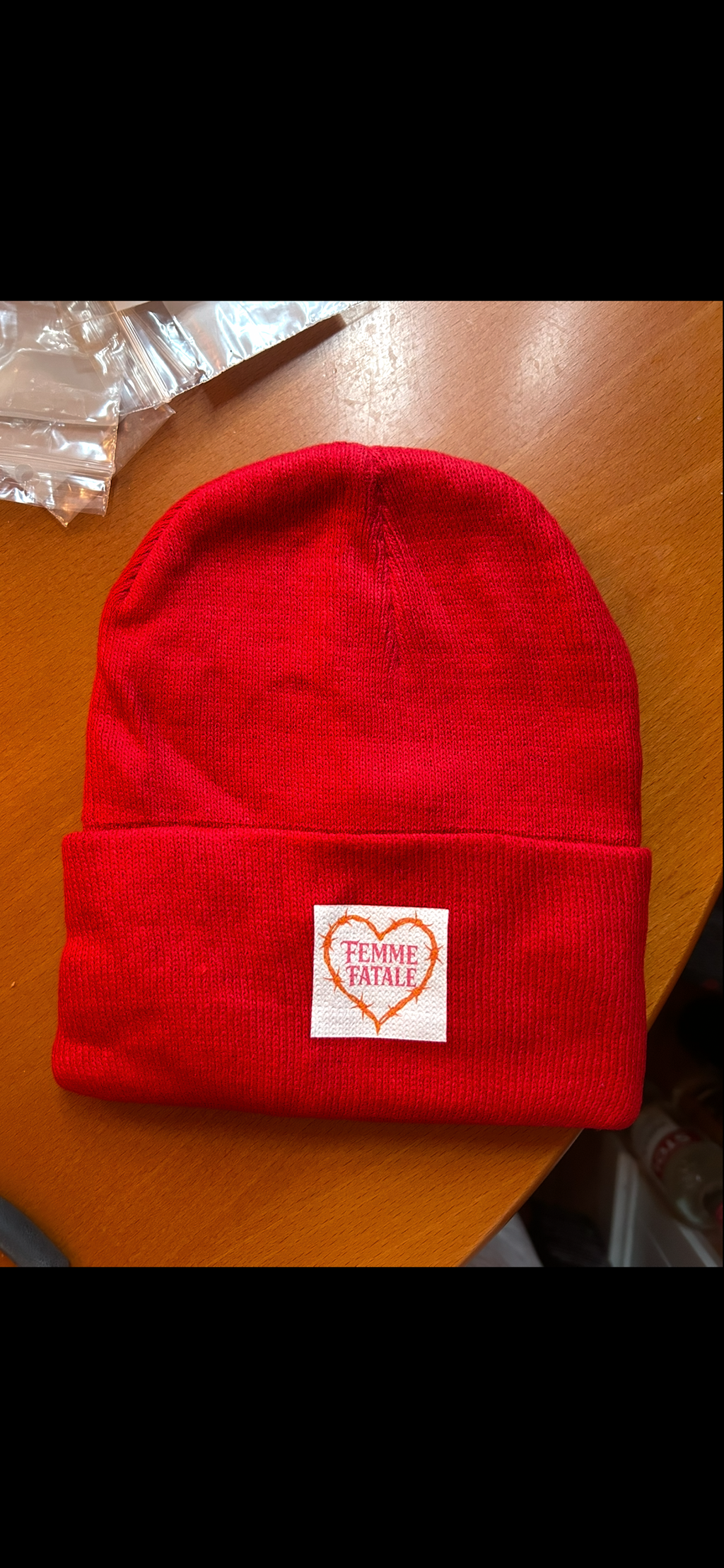 Femme fatale hat and glove set