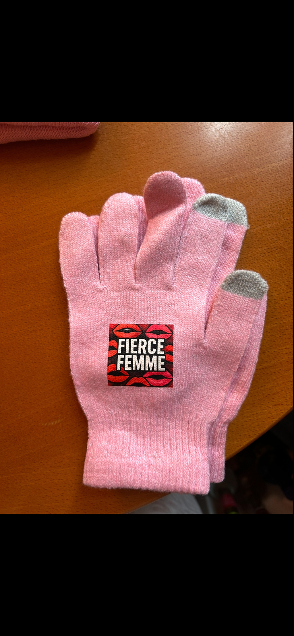 Femme fatale hat and glove set