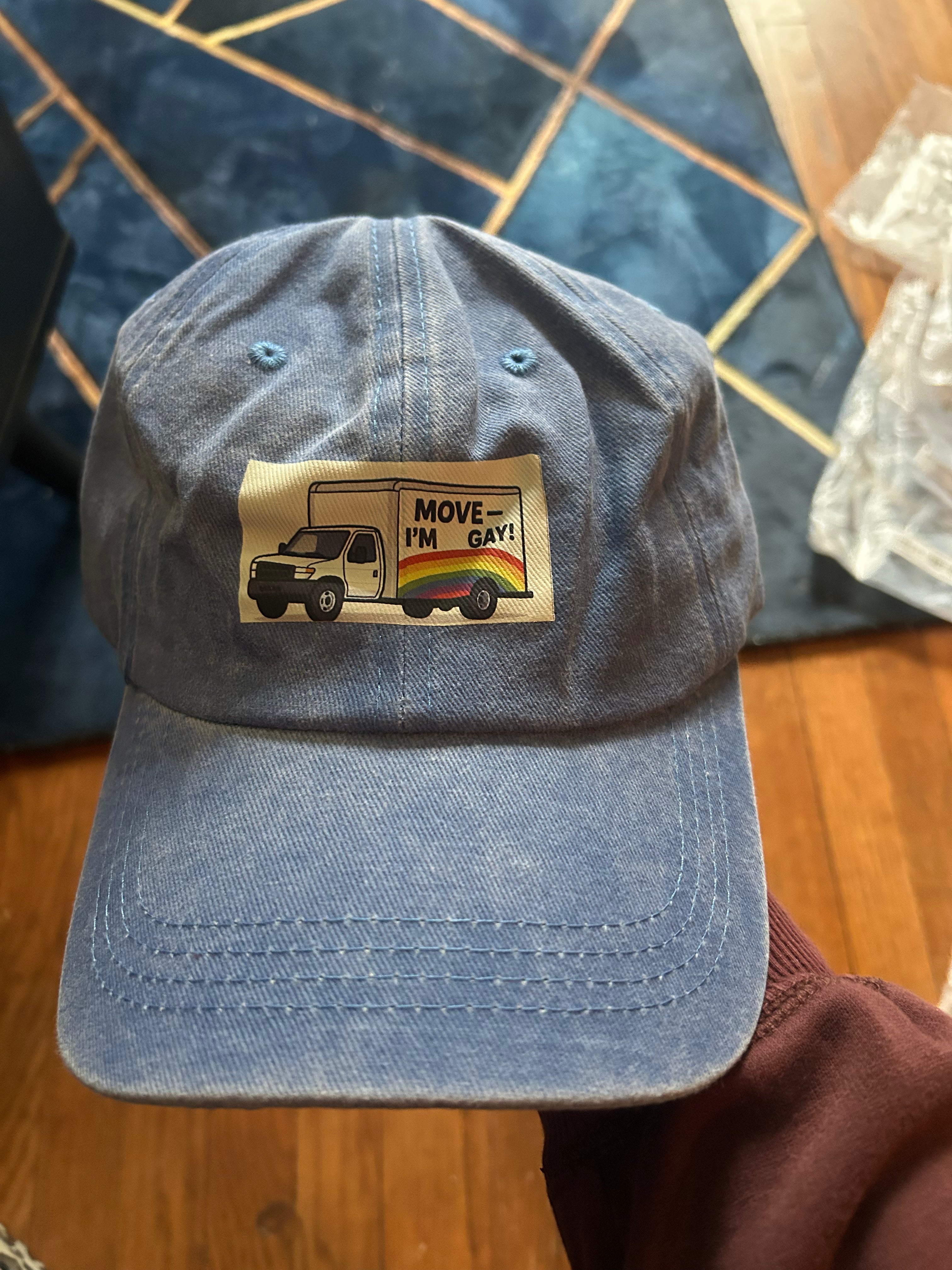 Move, I’m Gay baseball cap