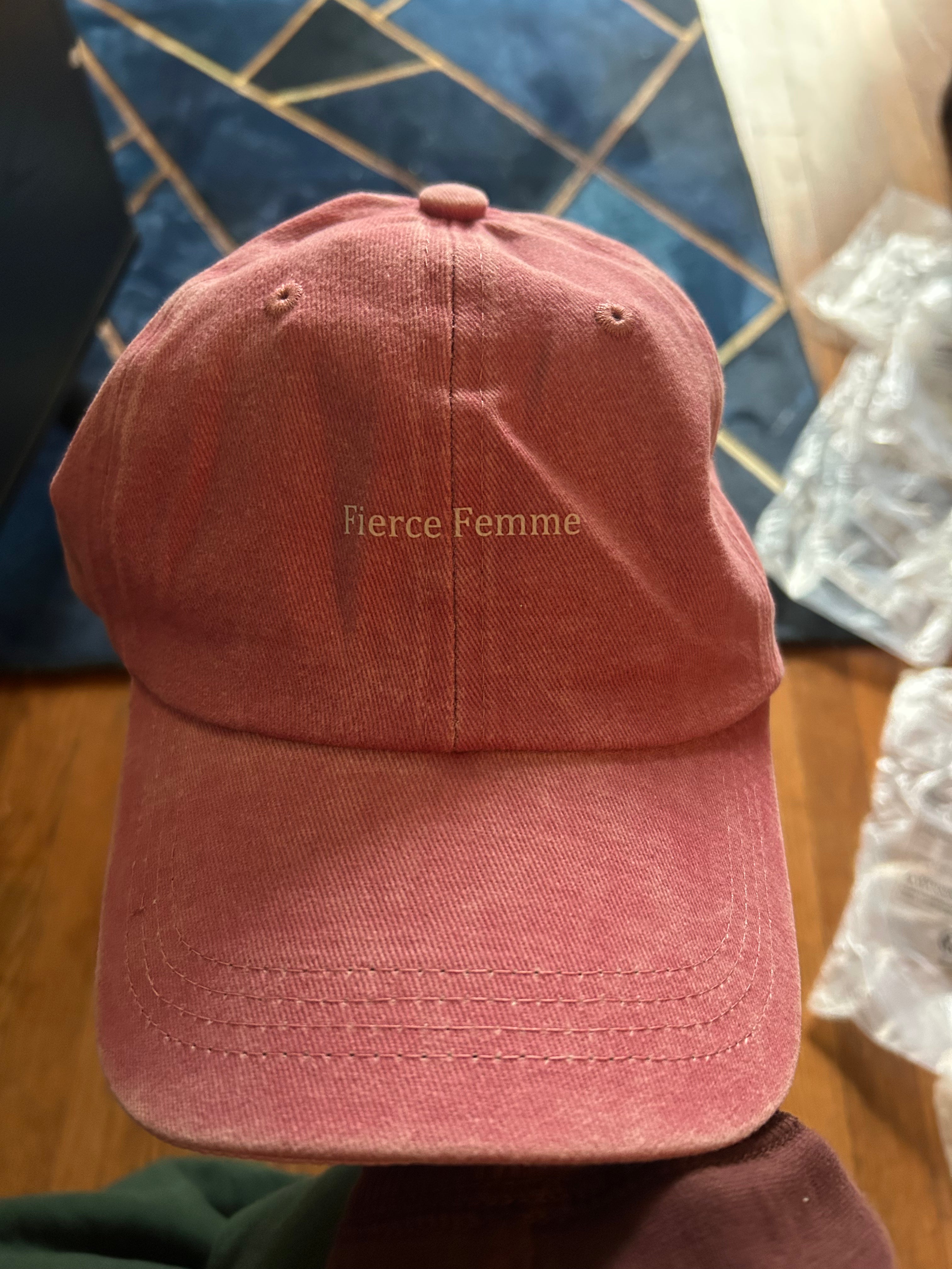 Fierce Femme baseball cap