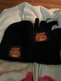 Hot dyke hat and mitts set