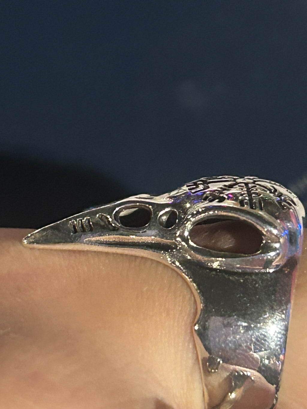 Raven Skull ring