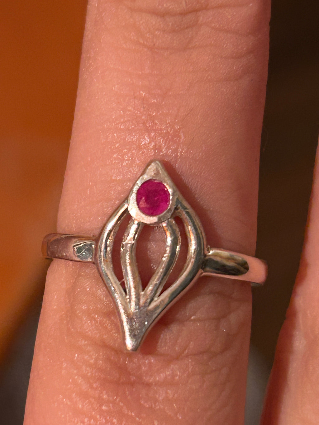 Sterling silver vulva rings