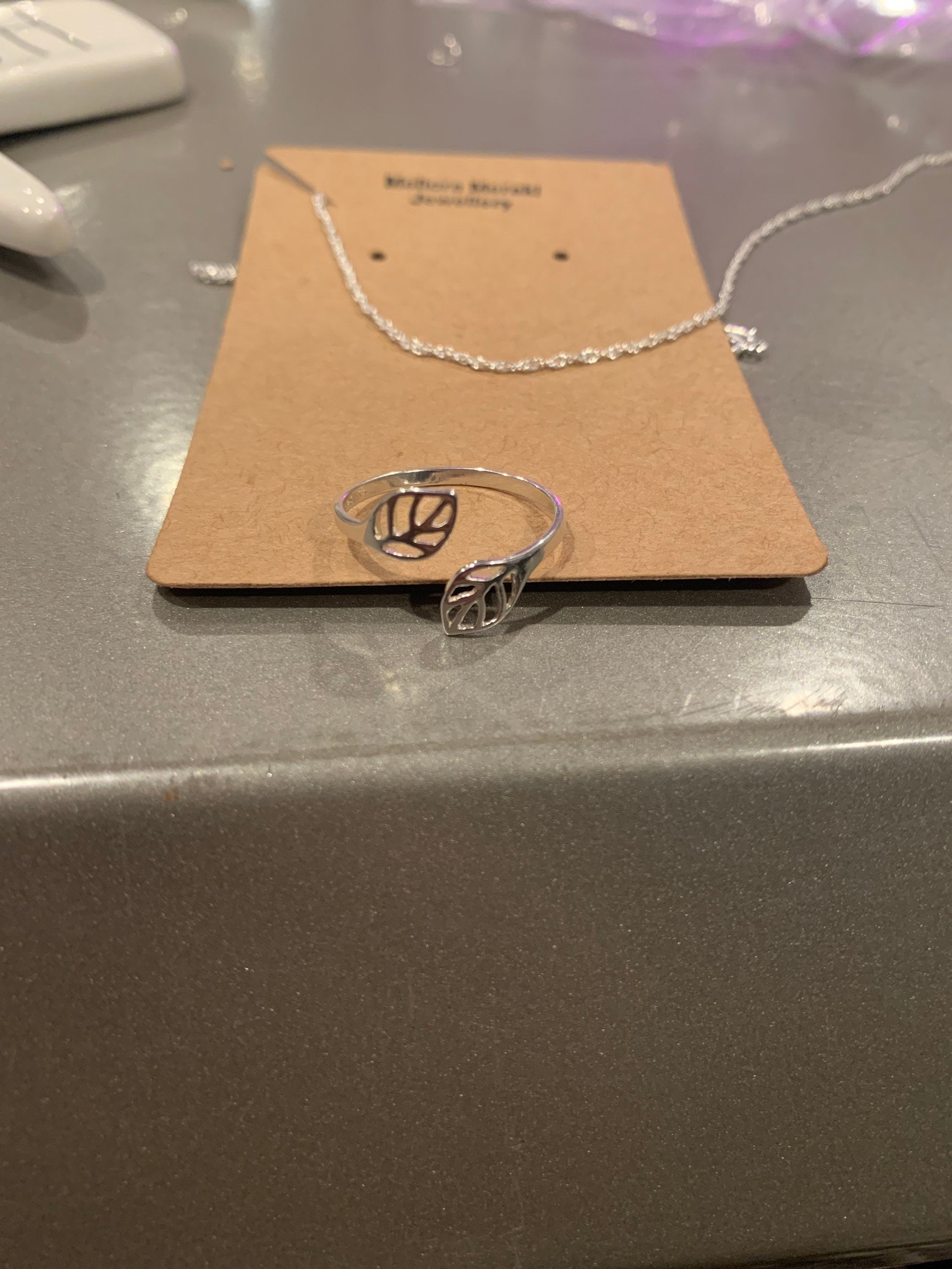 Sterling silver Nature ring