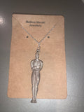 Sterling silver Oscar pendant