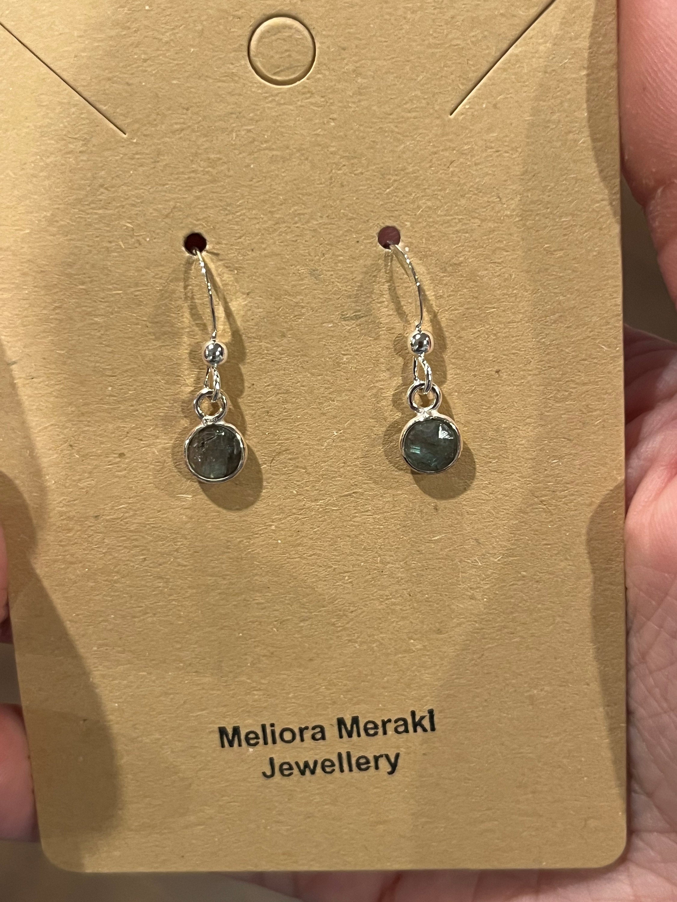 Sterling Silver Labradorite Earrings