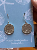 sterling silver Newfoundland coin earrings
