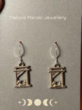 Sterling Silver Guillotine earrings