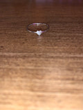 Sterling silver heart ring.