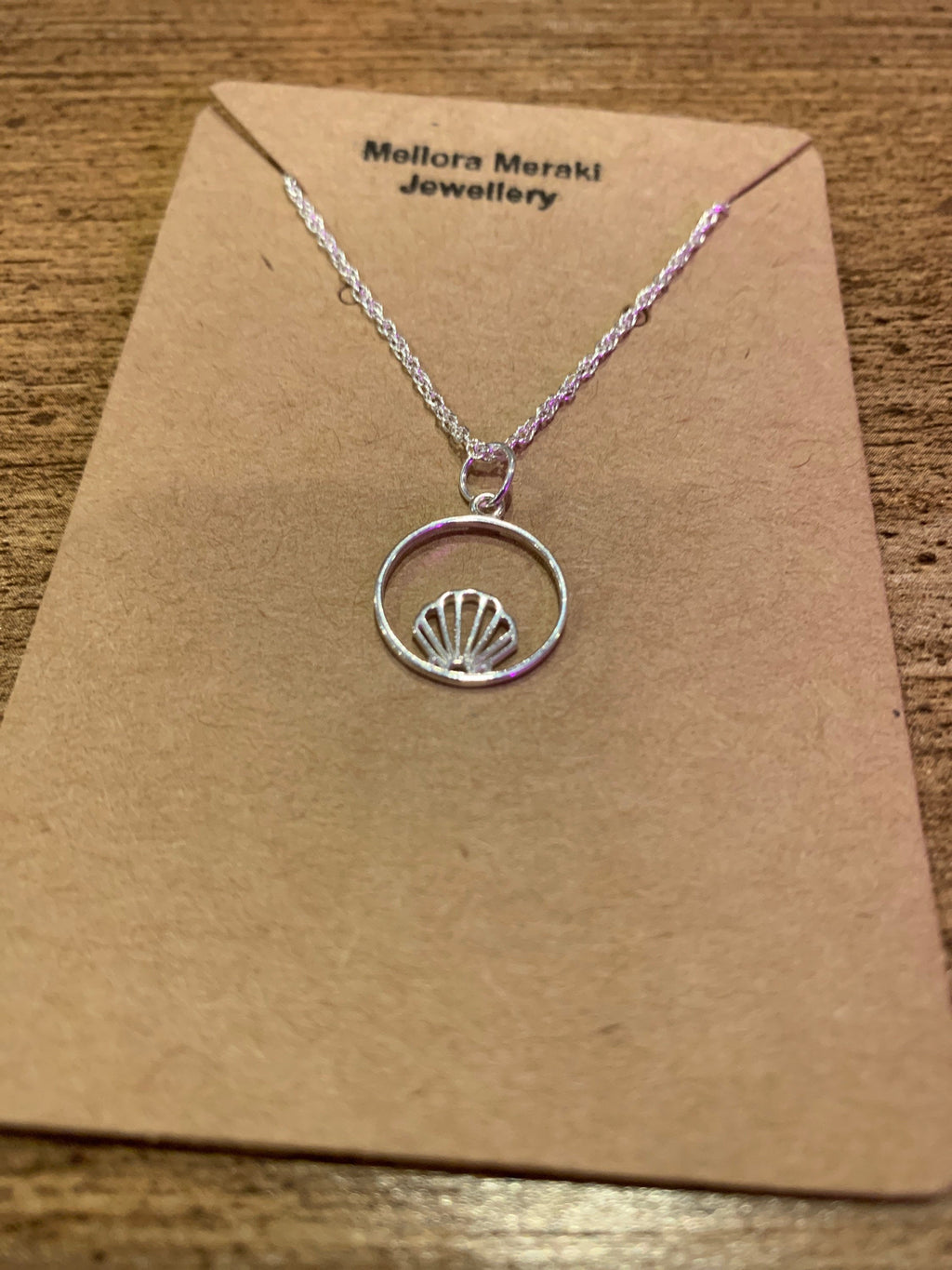 Sterling silver ocean life necklace
