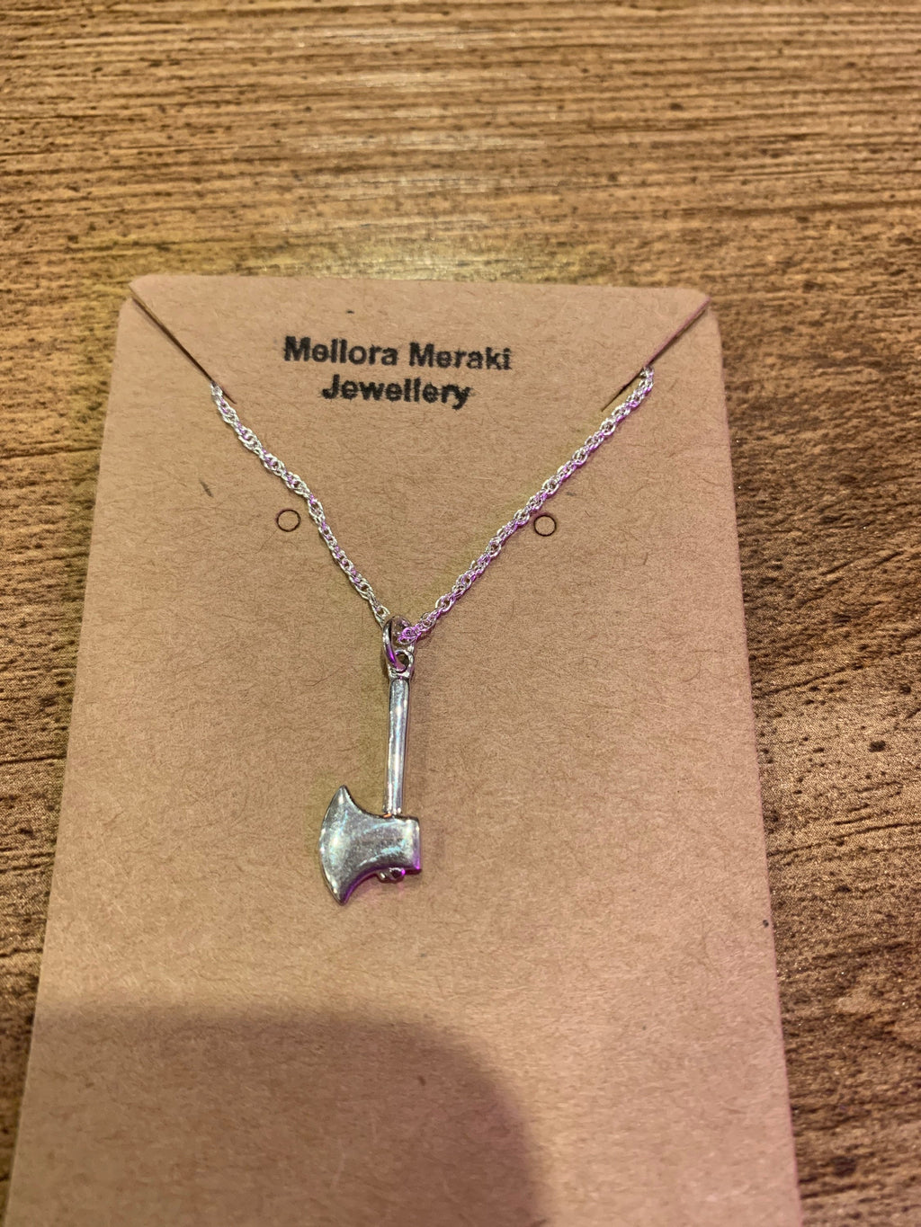 Sterling silver fighter necklace