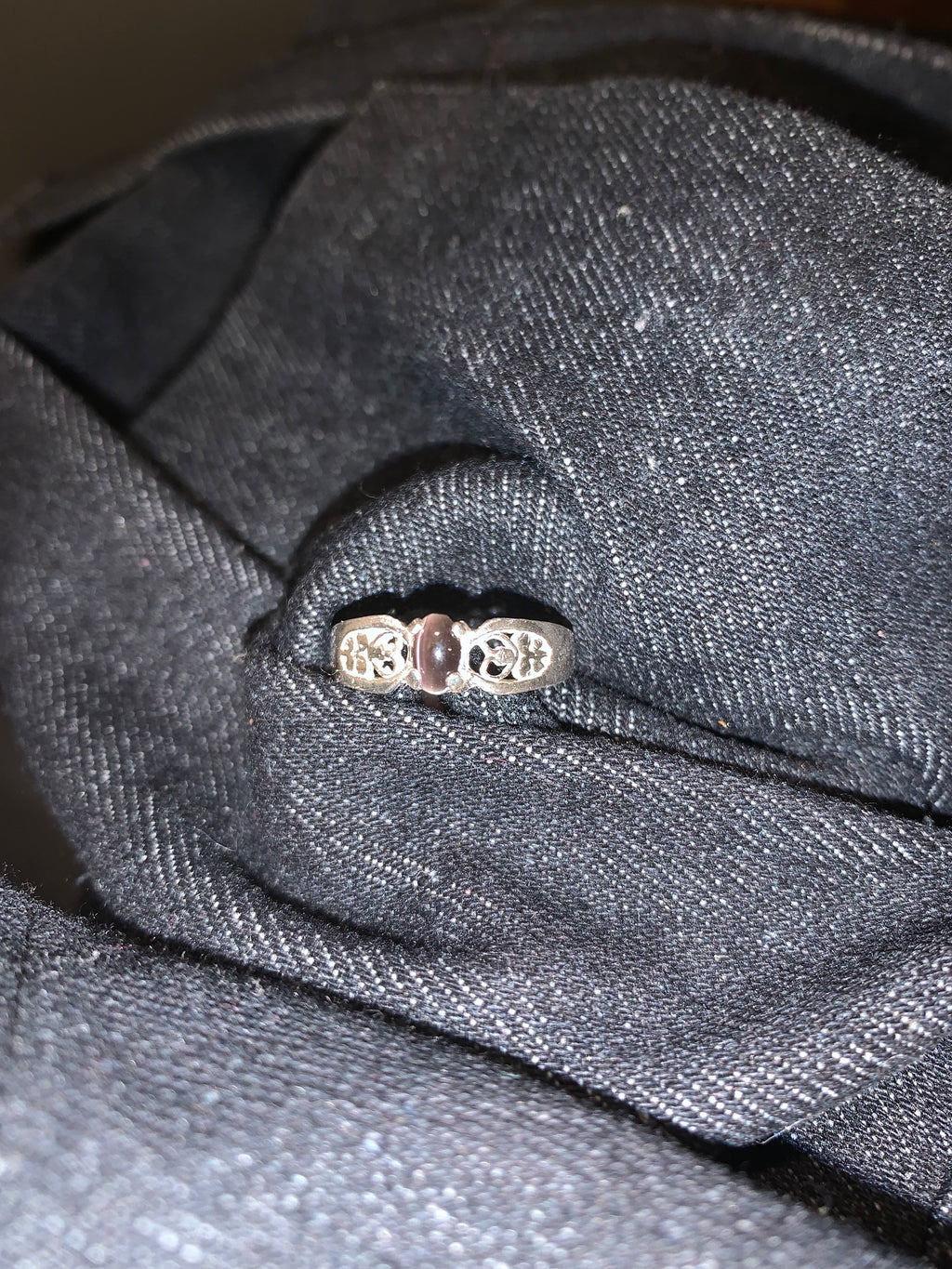 Sterling silver eyes on you ring