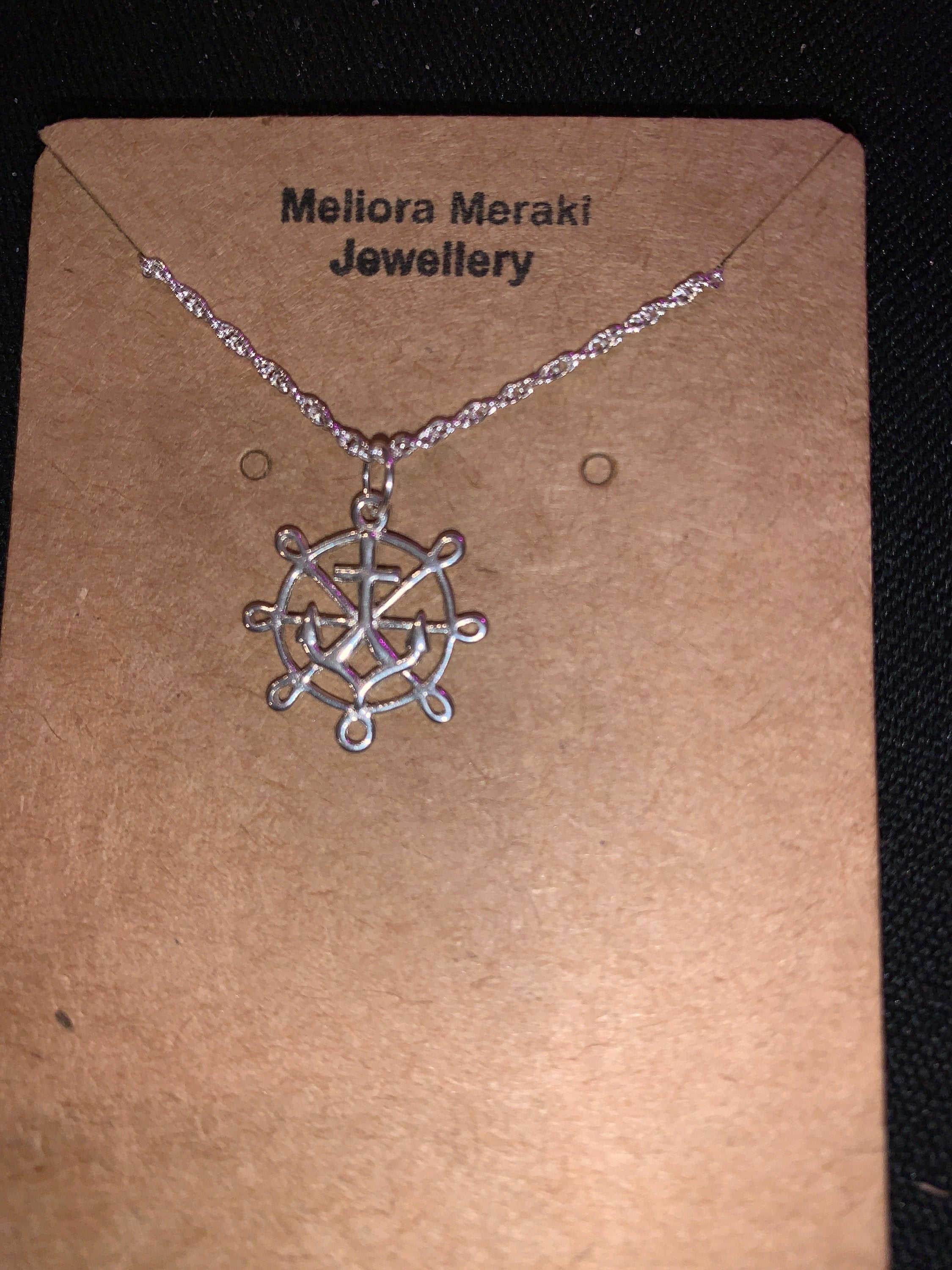 Sterling silver Captain pendant