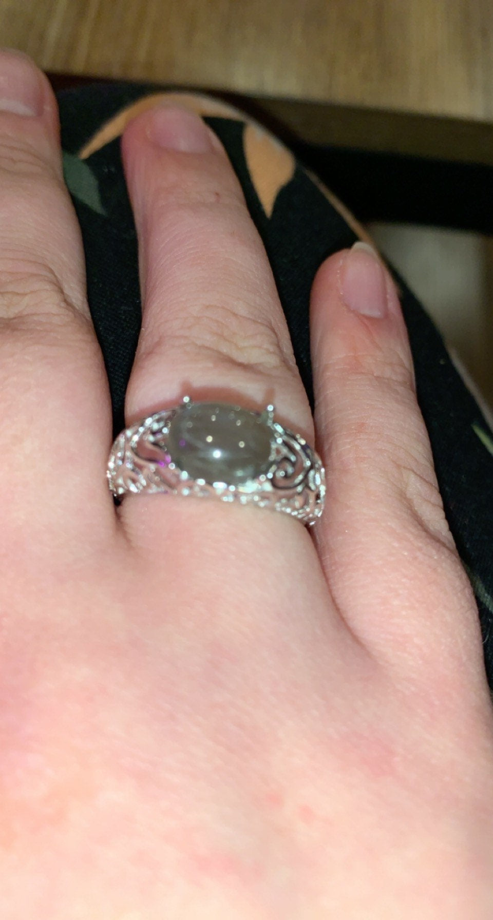 Sterling silver Royal ring