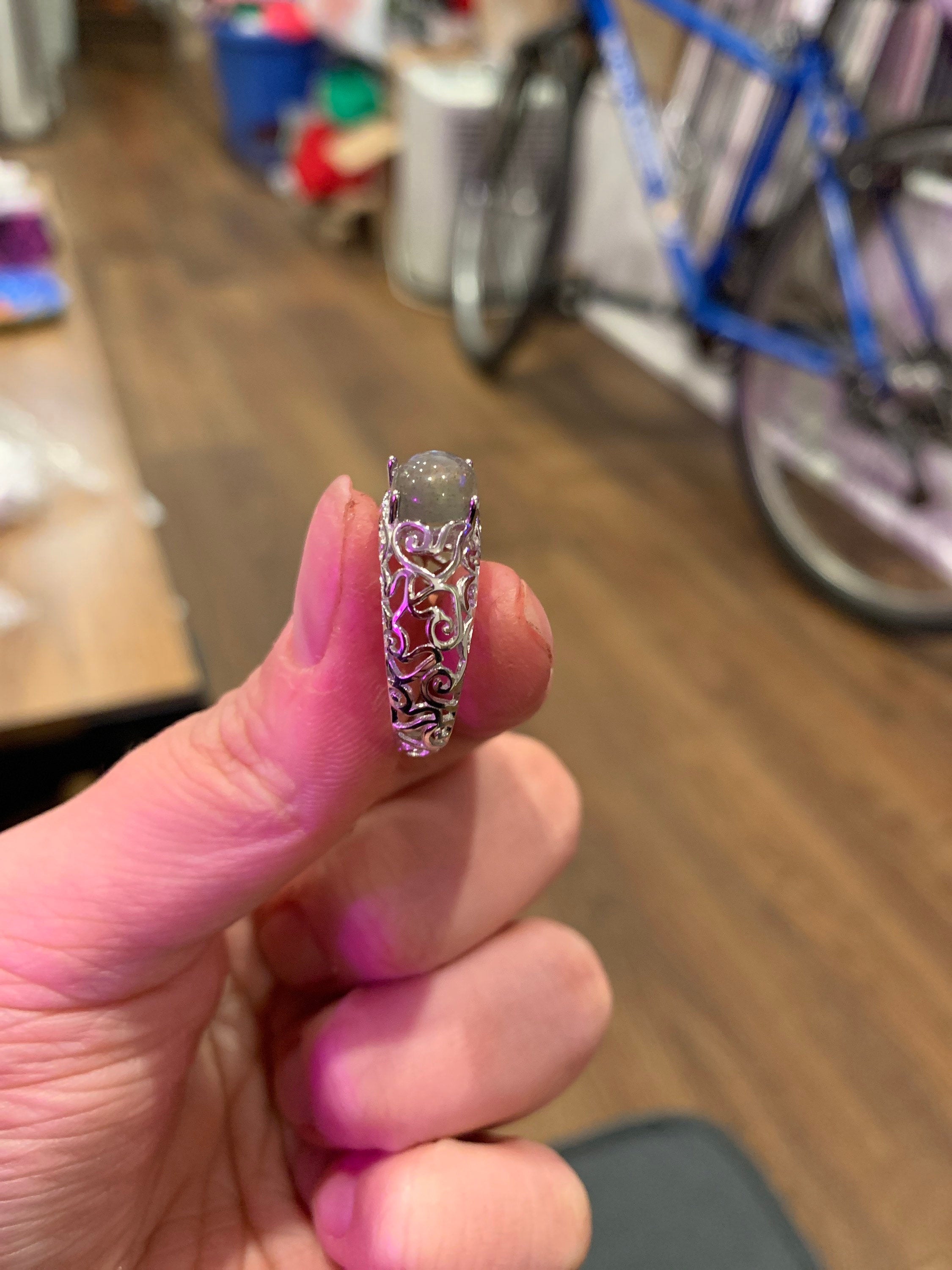 Sterling silver Royal ring