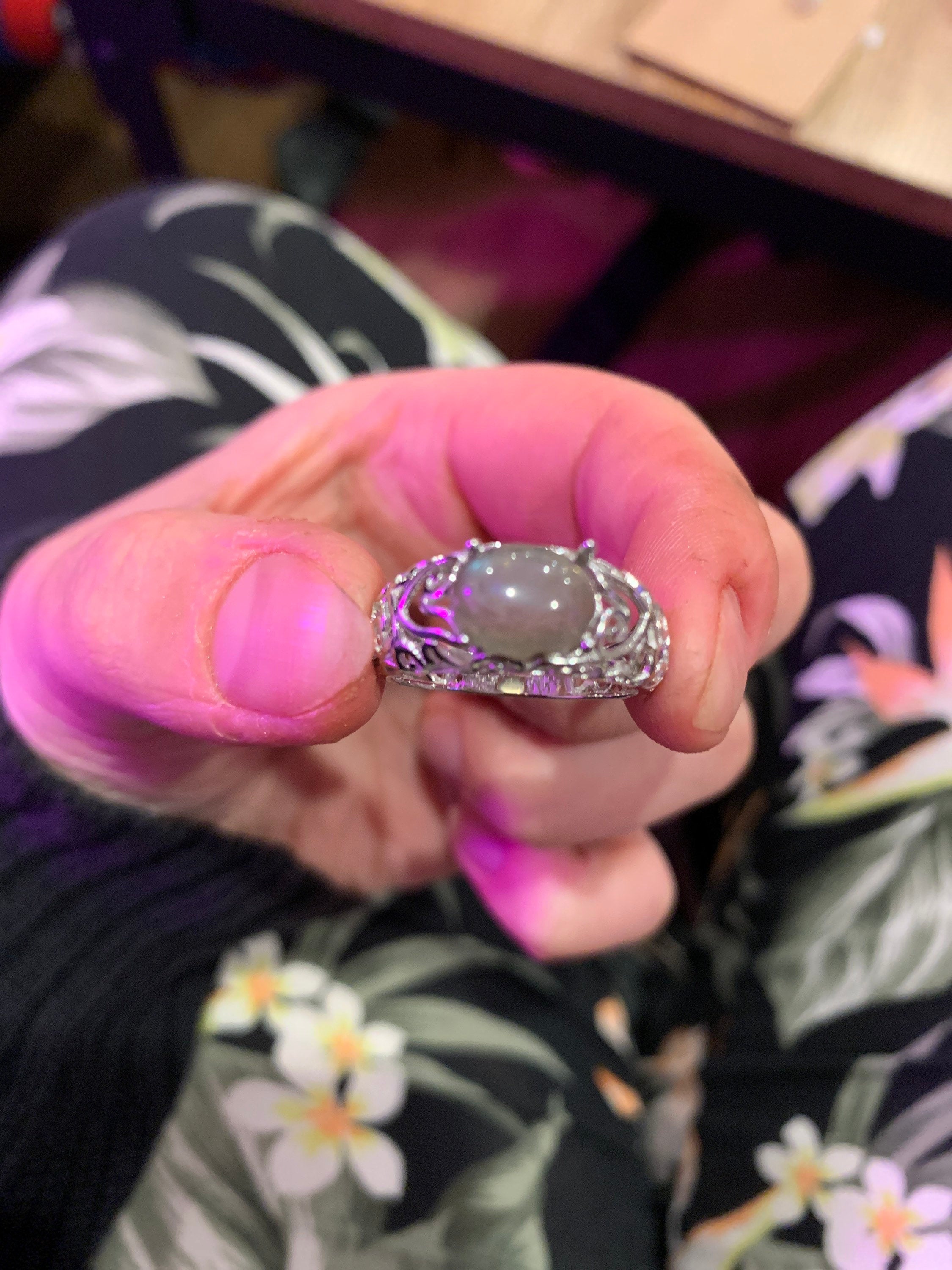 Sterling silver Royal ring