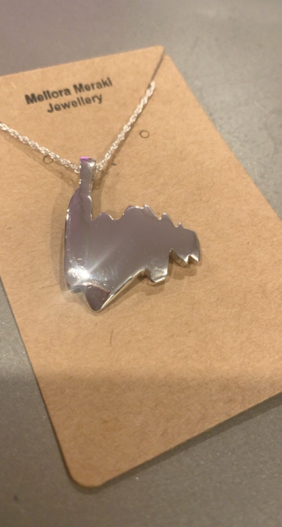 Sterling silver Newfoundland pendant