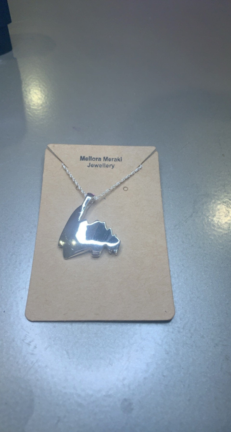 Sterling silver Newfoundland pendant