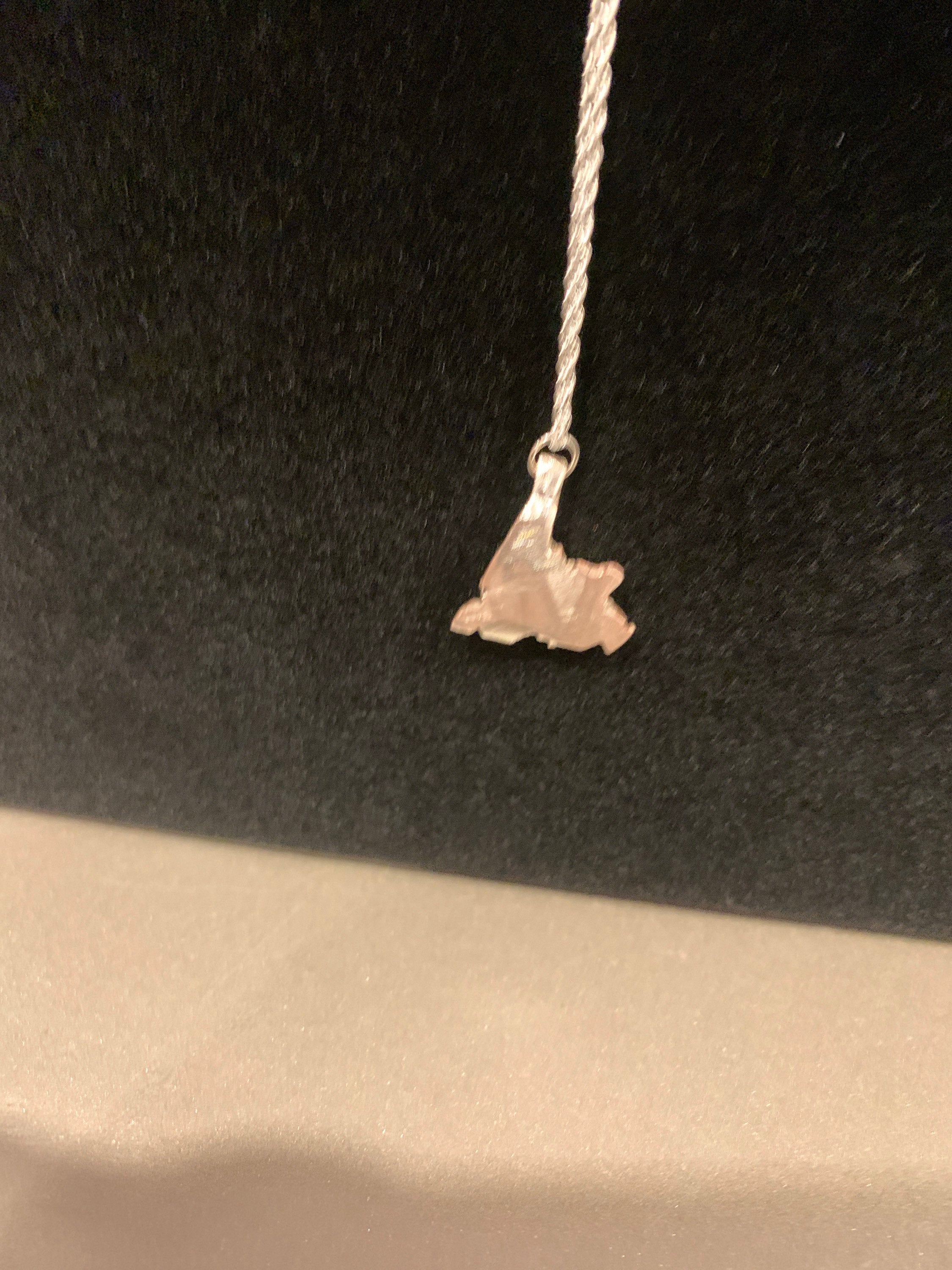 Sterling silver Miniature Newfoundland pendant