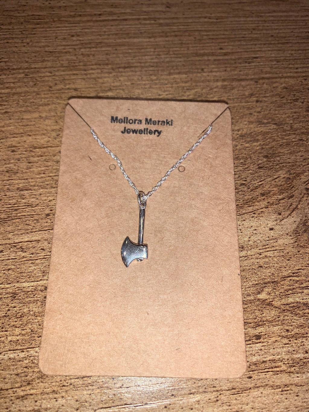 Sterling silver fighter necklace