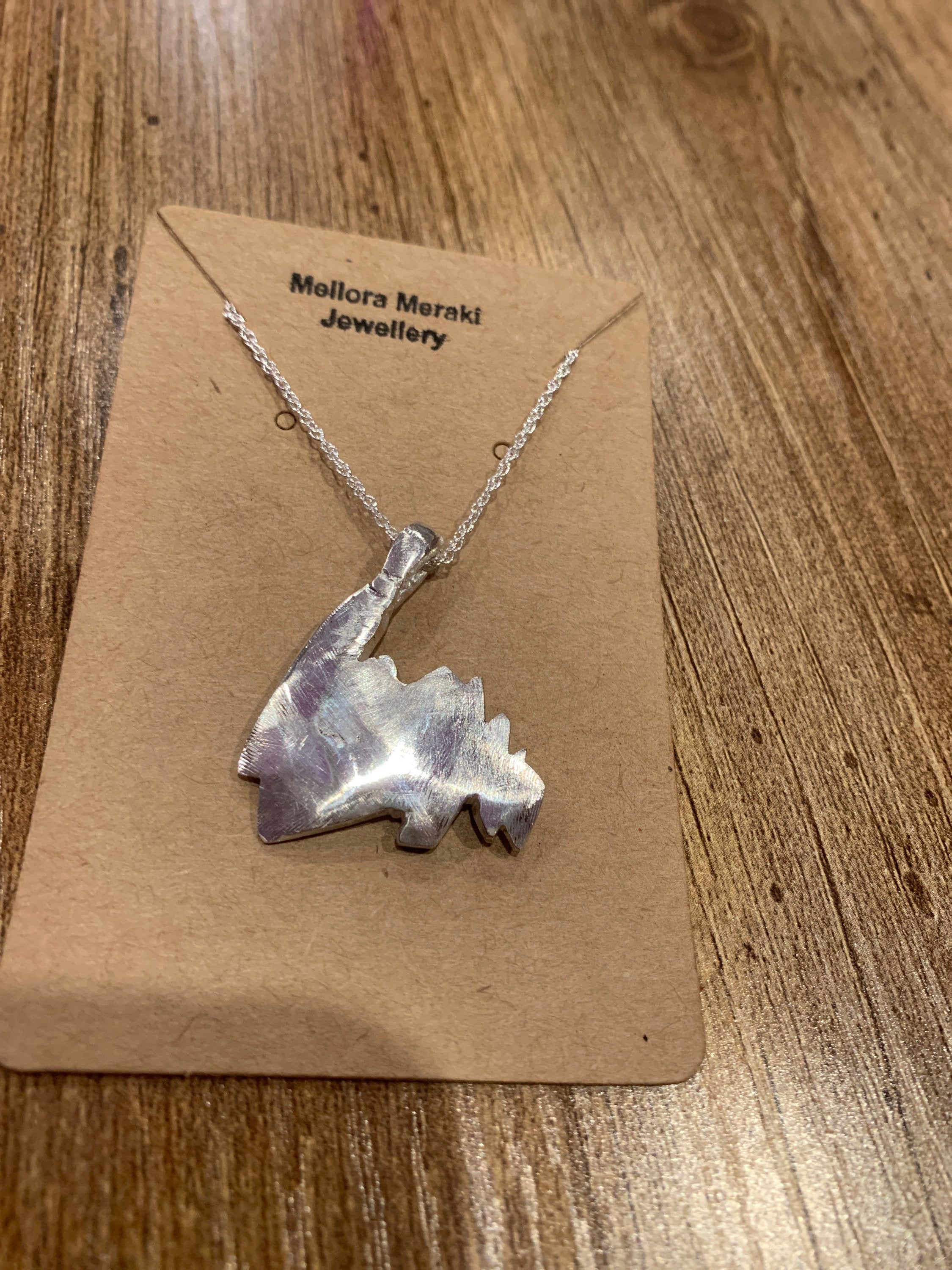 Sterling silver Newfoundland pendant