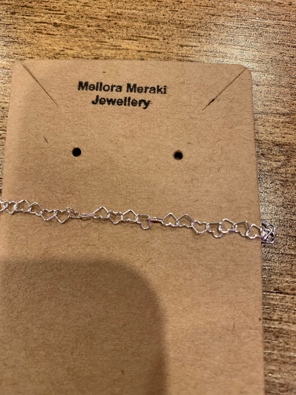 Sterling silver simple love bracelet