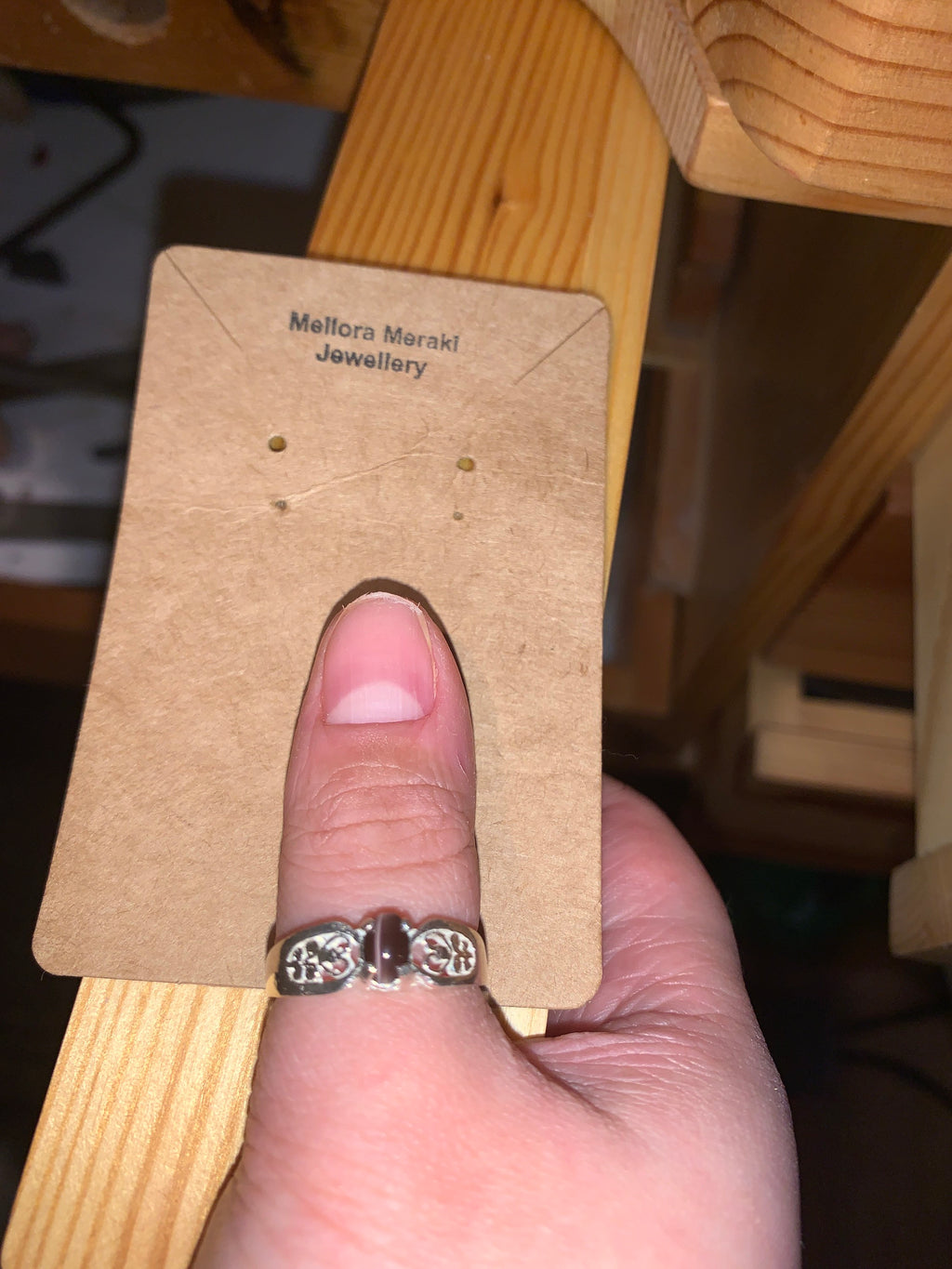 Sterling silver eyes on you ring