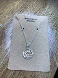 Sterling silver Eva pendant