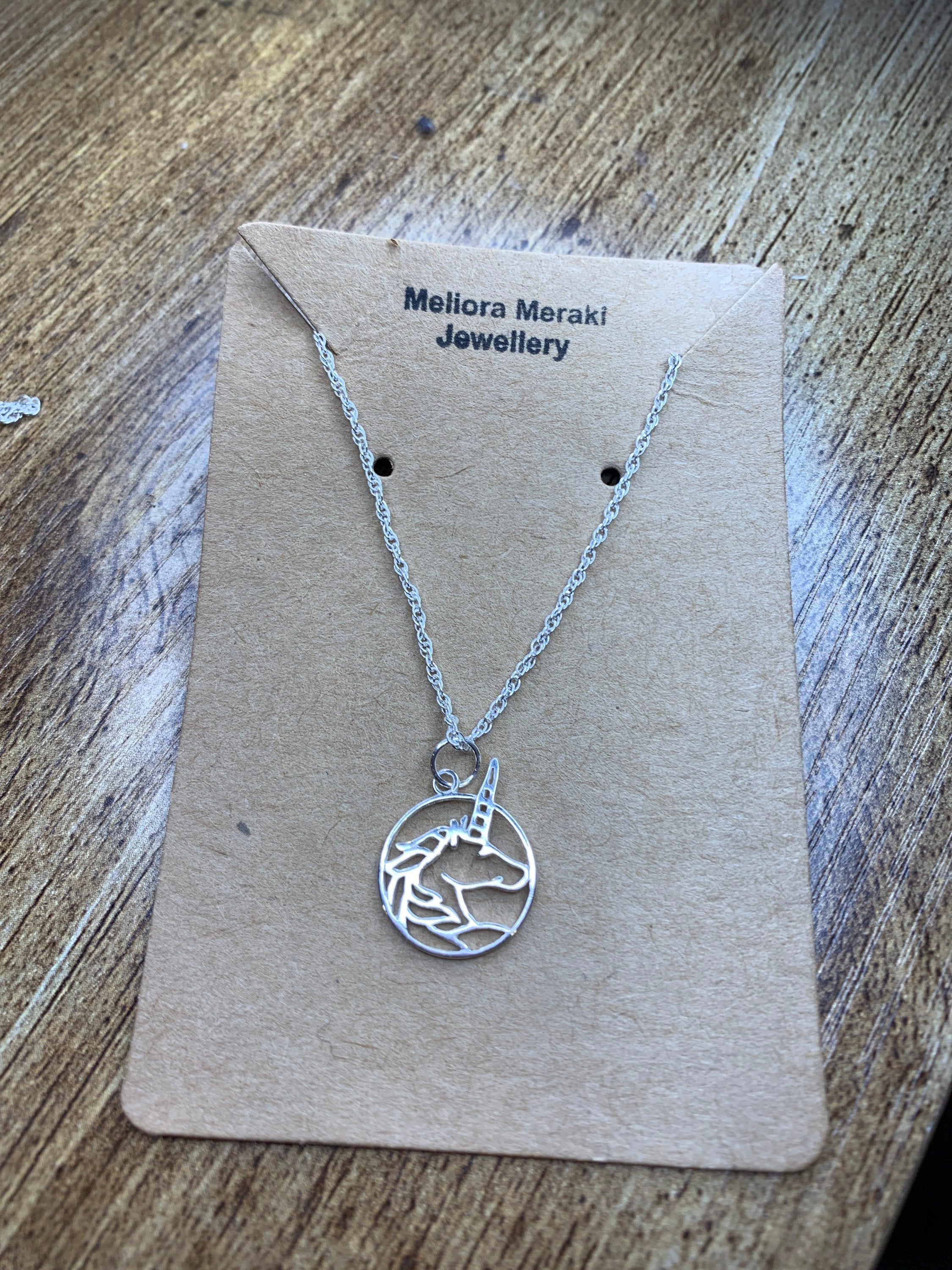 Sterling silver Eva pendant