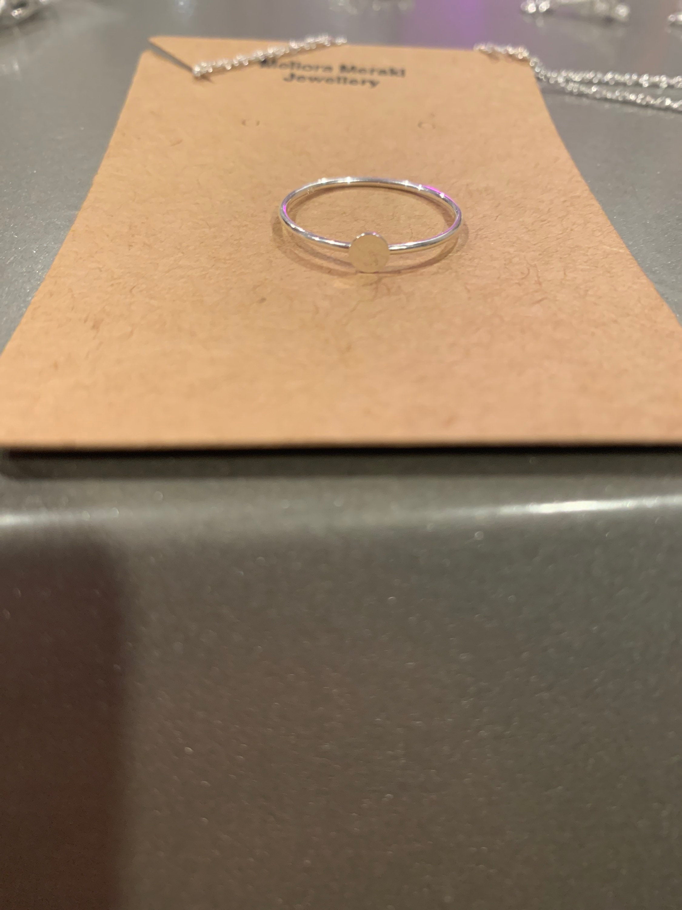 Sterling silver Circle dance ring