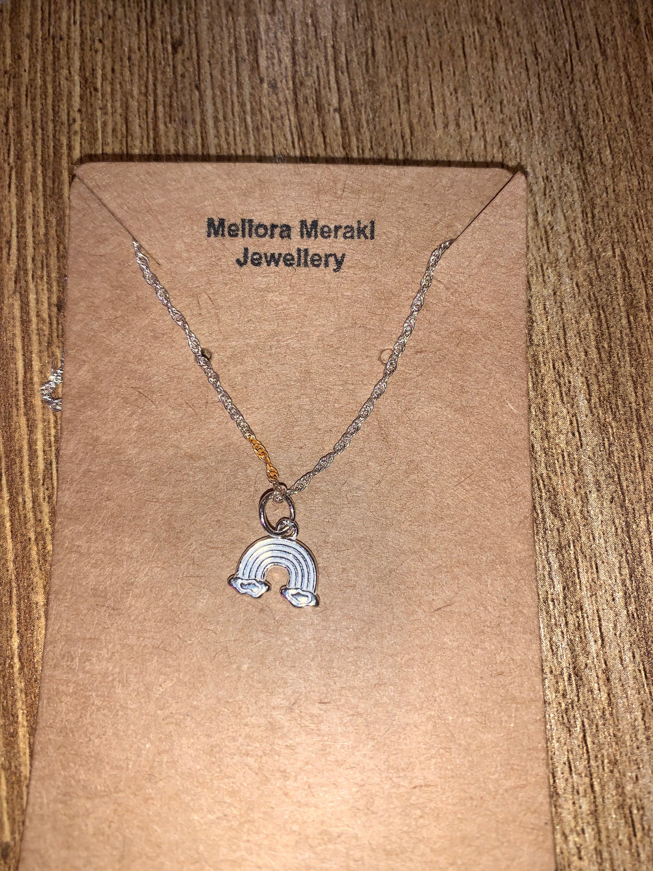 Sterling silver Pride pendant