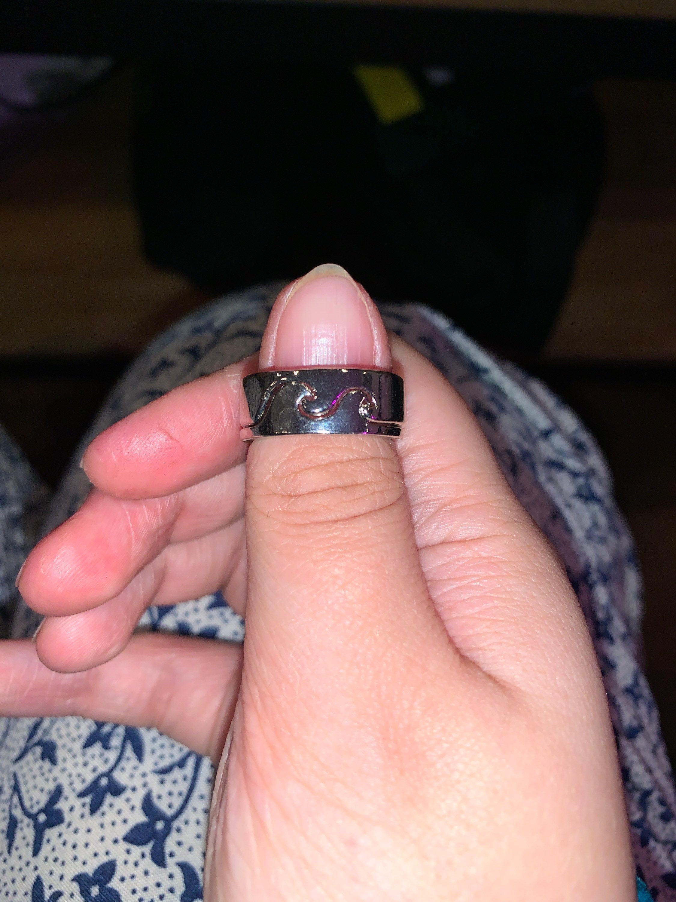 Sterling silver Couple ring