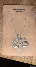Sterling silver eternal love pendant