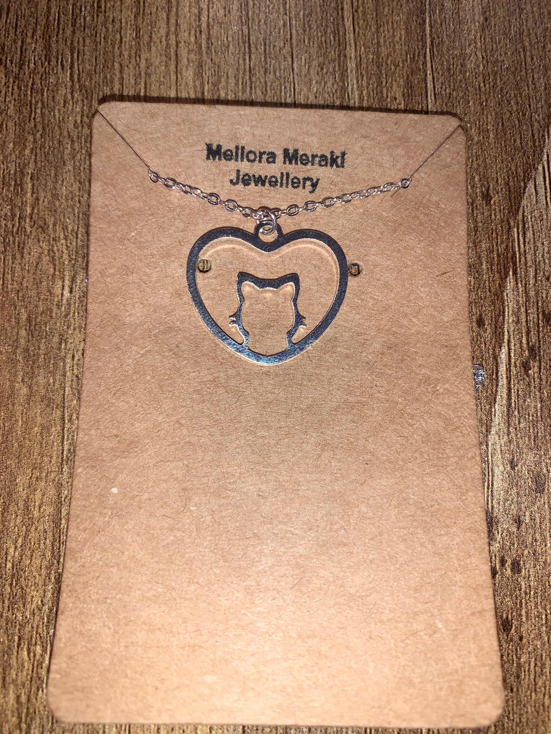 Sterling silver Fur Family pendant