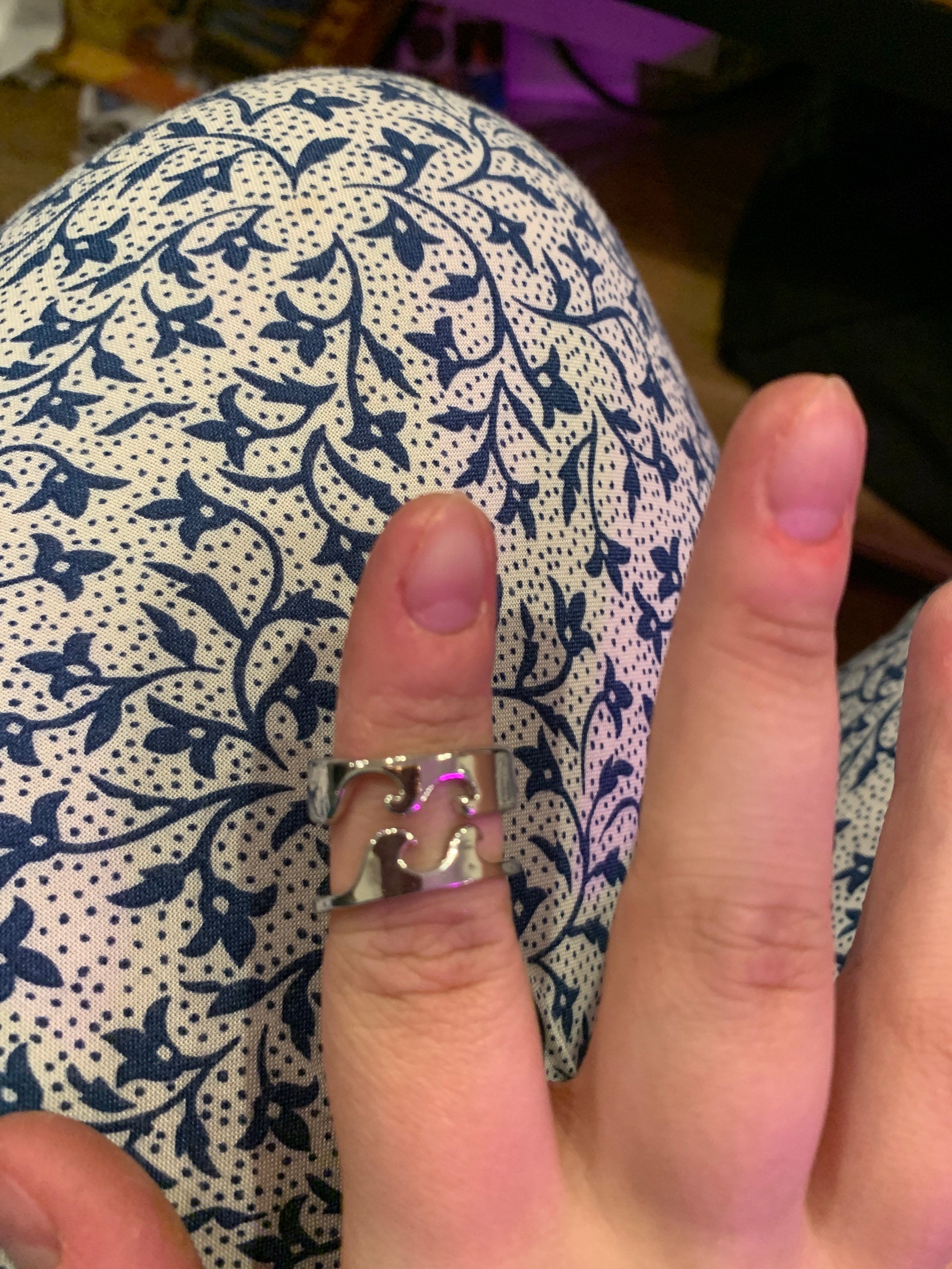 Sterling silver Couple ring