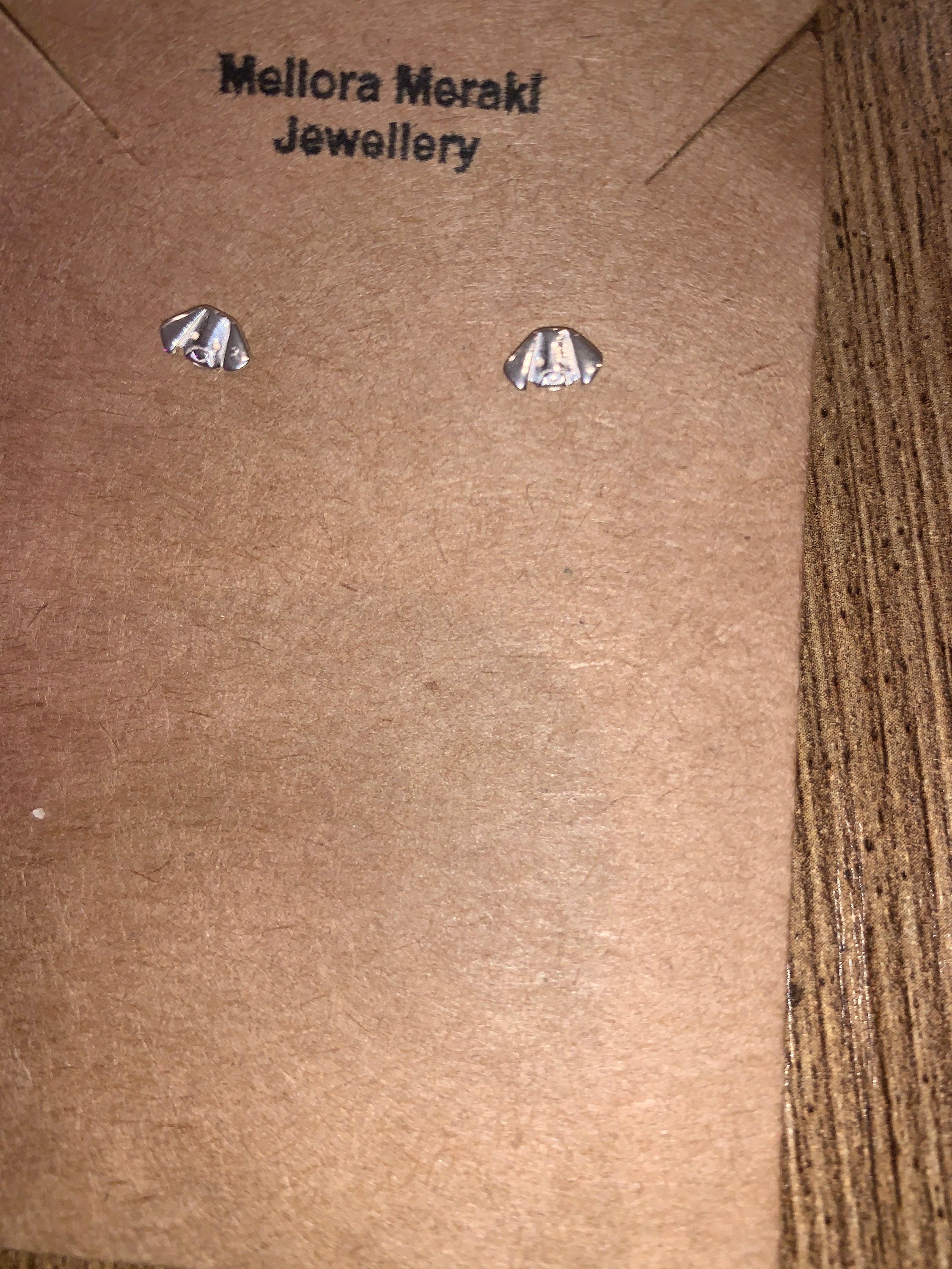 Sterling silver Puppy earrings