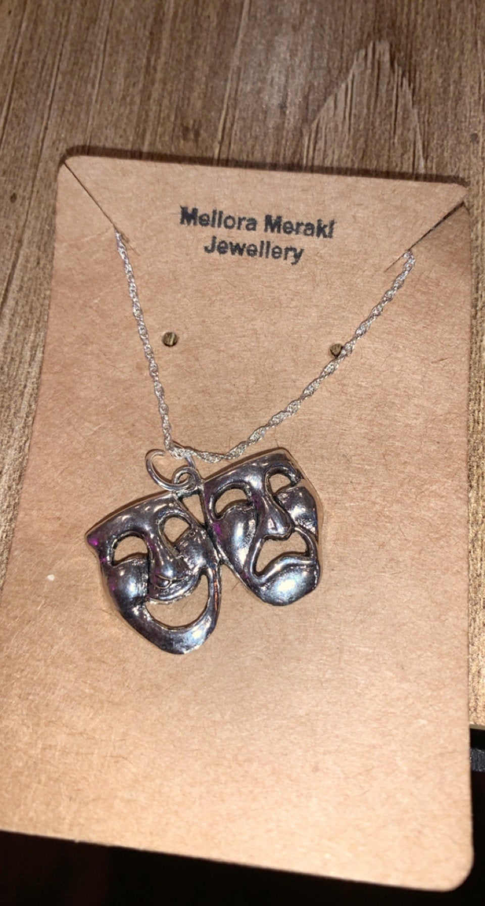 Sterling silver Drama pendant