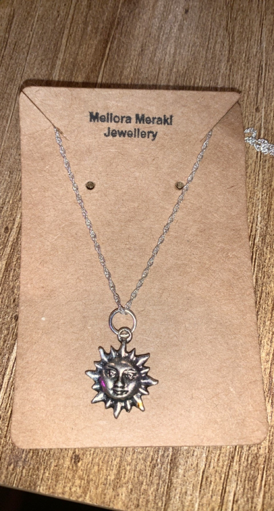 Sterling silver Sunshine pendant